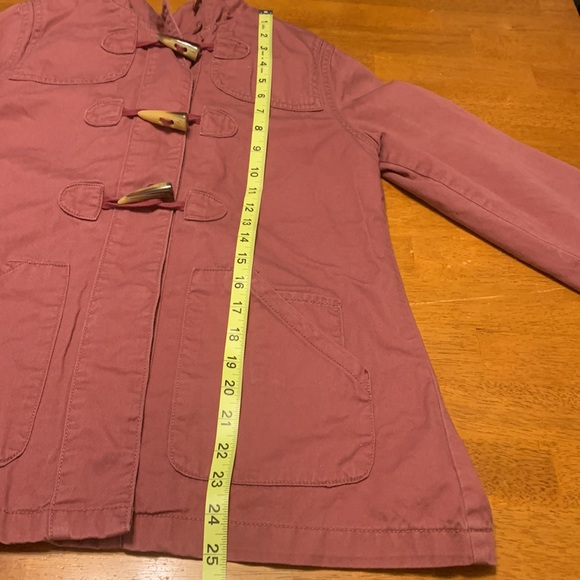 Mossimo Supply Co. Women's Size M Dusty Rose Pink Utility Hooded Jacket Toggles - Picture 11 of 12